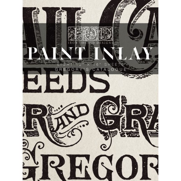 Paint Inlay Gregory's Catalogue von Iron Orchid Designs
