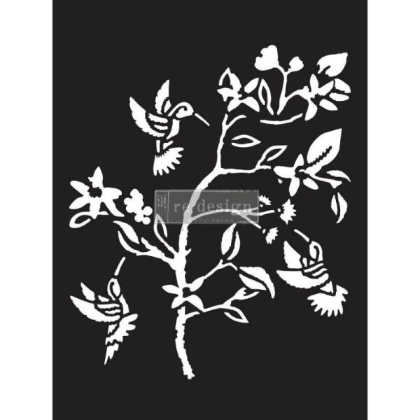 Decor Schablone Hummingbird ca. 22,86 x 30,48 cm, von ReDesign