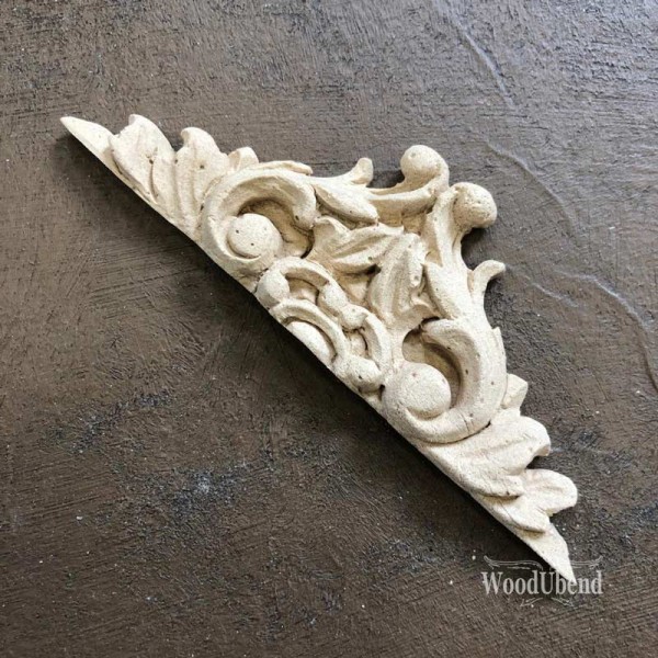 WoodUbend Pediment / Giebel Ornament 10,5 x 3,4 cm