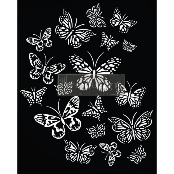 XL-Schablone Butterfly Love 50,80 x 40,64 cm von ReDesign