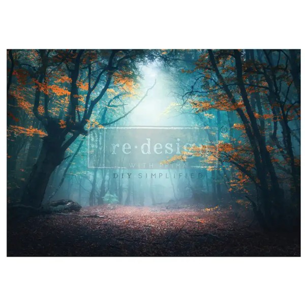 Decoupage Fiber - A1 - Luminous Woodscape von ReDesign