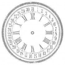 Decor Transfer "Clock 28 inch" - Iron Orchid Designs