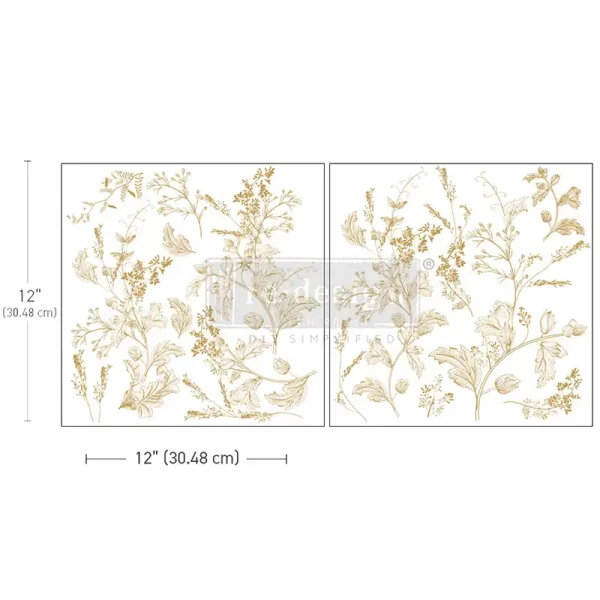 Transfer Dainty Blooms 2-teilig - Maxi -30,48 x 30,48 cm von ReDesign