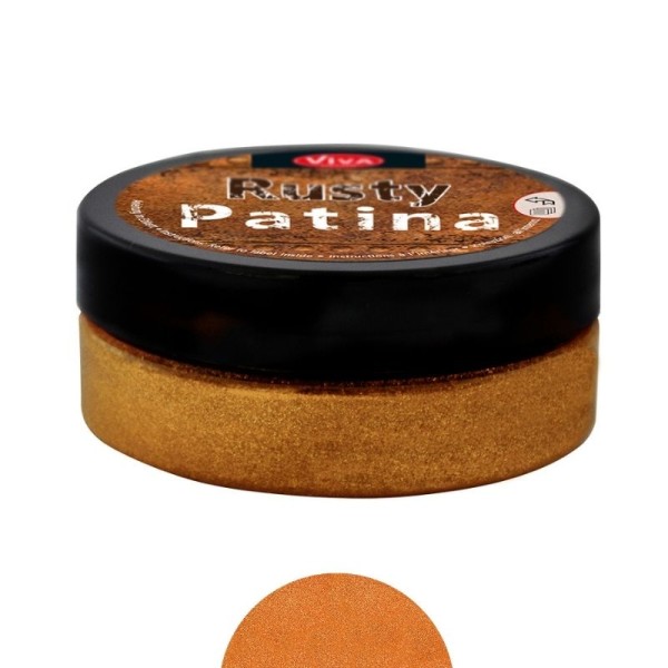 Rusty Patina für Rost-Effekte, Farbton Oxidbraun - 50 ml von Viva