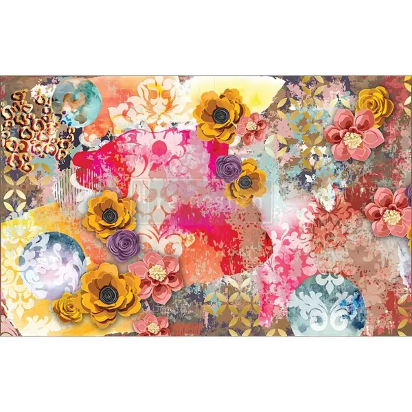 Decoupage Tissue Papier Cece Abstract Beauty 48,26 x 76,20 cm von ReDesign
